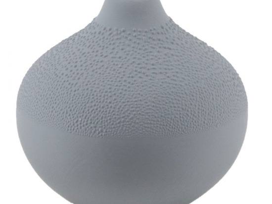 Βάζο Πορσελάνινο Mini Pearly RD0015356 7x6,5cm Blue Grey Raeder Πορσελάνη,Γυαλί