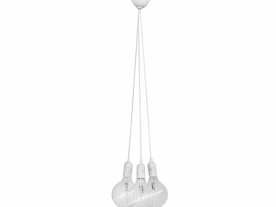 Φωτιστικό Οροφής Τρίφωτο KA-01TS  31-0361 White PVC