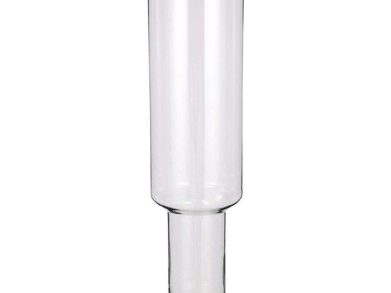 Βάζο Γυάλινο Fallon 02.1110743 19x70cm Clear Γυαλί