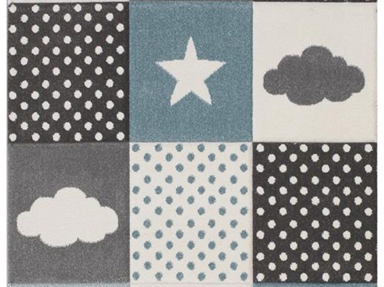 Χαλί Παιδικό Bonita 1307 Grey-Blu New Plan 133X190cm