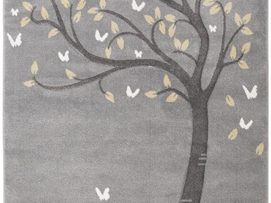 Χαλί Παιδικό Bonita 293 Grey-Gold New Plan 133X190cm
