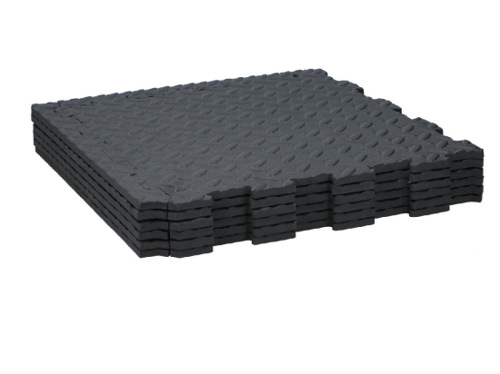 ΠΛΑΚΑΚΙΑ ΔΑΠΕΔΟΥ ΜΑΥΡΑ 40X40CM BLACK+DECKER 6ΤΜΧ