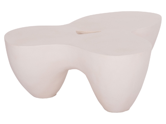 ΤΡΑΠΕΖΙ ΣΑΛΟΝΙΟΥ SALLEN HM18161.02 FIBER CEMENT ΣΕ ΛΕΥΚΟ--108x94x38,5Υεκ.