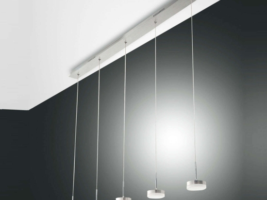 Φωτιστικό Οροφής Led Dunk 3239-48-212 Aluminium Fabas Luce Μέταλλο
