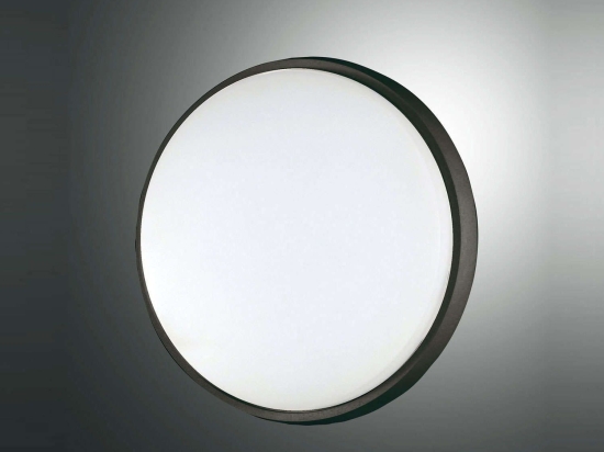 Φωτιστικό Οροφής - Τοίχου Led 23W Olly 3315-61-101 Black Fabas Luce Αλουμίνιο