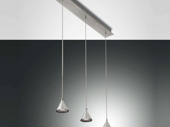 Φωτιστικό Οροφής Led Delta 3443-47-212 Aluminium Fabas Luce Μέταλλο