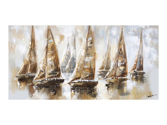 Πίνακας σε καμβά Yelkan Inart με πλαίσιο 120x3.5x60εκ