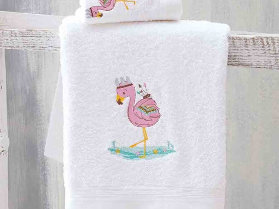 Flamingo σετ πετσέτες παιδικές 2 τεμαχίων