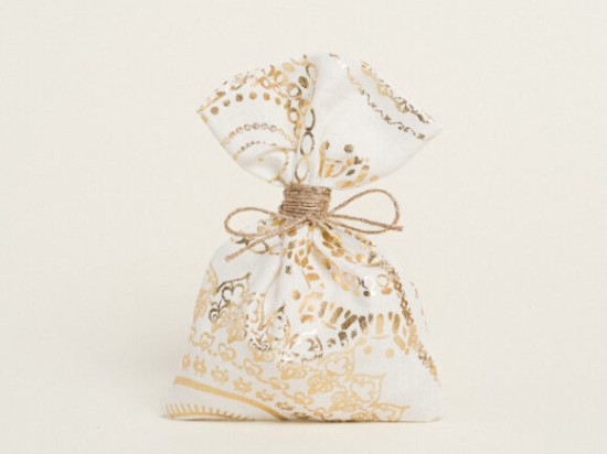 Beauty Home ΠΟΥΓΚΙ ΥΦΑΣΜΑΤΙΝΟ ΧΡΥΣΟ ΜΑΝΤΑΛΑ 12 x 17 cm