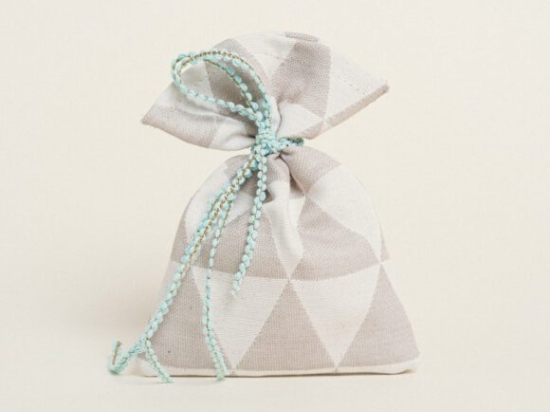 Beauty Home ΠΟΥΓΚΙ 12 x 17 cm ΖΑΚΑΡ ΤΡΙΓΩΝΟ ΡΕΤΡΟ ΜΠΕΖ