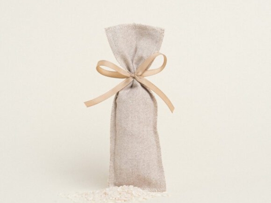 Beauty Home ΠΟΥΓΚΙ ΜΑΚΡΟΣΤΕΝΟ 6 x 19 cm -LUREX ΜΠΕΖ