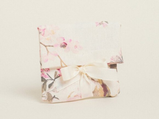 Beauty Home ΠΟΥΓΚΙ ΜΕ ΚΟΡΔΕΛΑ 12 x 17 cm ΚΛΑΣΙΚΟ ΦΛΟΡΑΛ ΕΚΡΟΥ