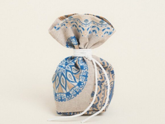 Beauty Home ΠΟΥΓΚΙ ΜΕ ΒΑΣΗ 8 x 12 cm ΜΠΛΕ ΜΑΝΤΑΛΑ