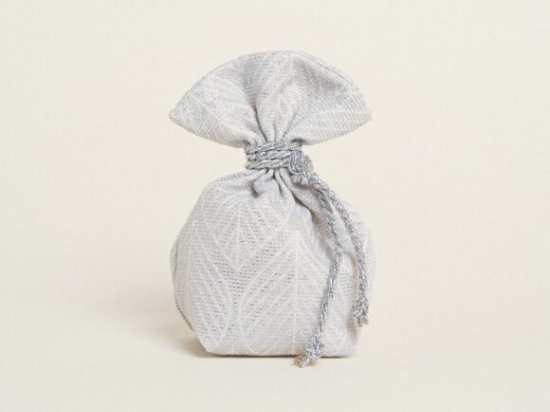 Beauty Home ΠΟΥΓΚΙ ΜΕ ΒΑΣΗ 8 x 12 cm ΖΑΚΑΡ ΦΥΛΛΟ ΡΕΤΡΟ LUREX ΑΣΗΜΙ