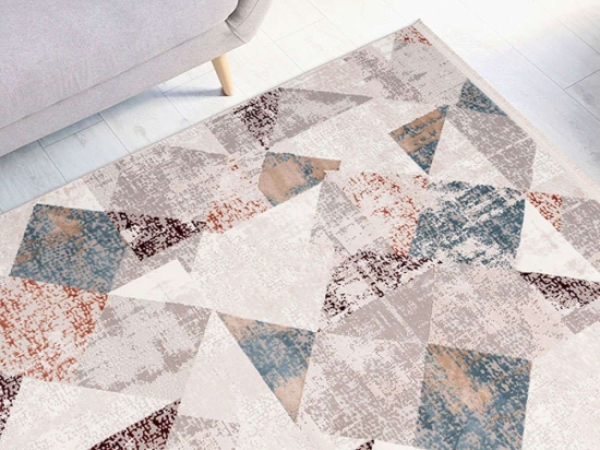 Χαλί Akropolis 225 Grey-Salmon Kayoom 160X230cm