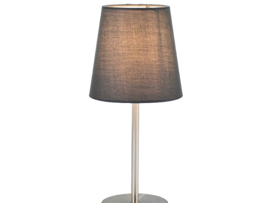 Φωτιστικό Επιτραπέζιο Table & Floor Luminaires MT3000GN Grey Μέταλλο,Ύφασμα