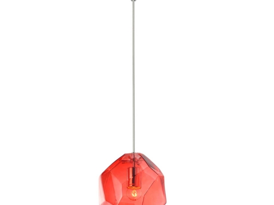Φωτιστικό Οροφής Avantgarde V351891PRD Red Γυαλί