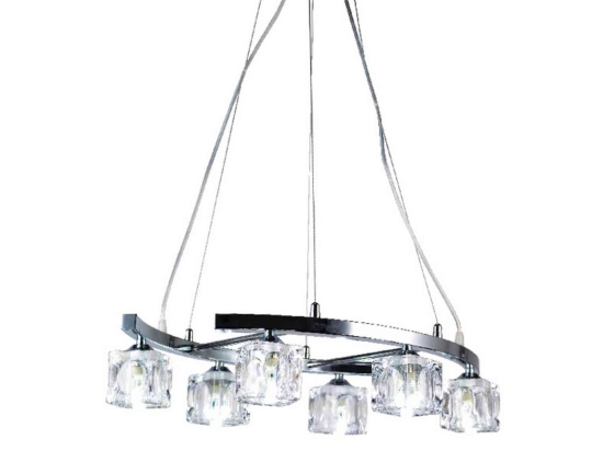 Φωτιστικό Οροφής Crystal AD00836A Clear Μέταλλο,Γυαλί