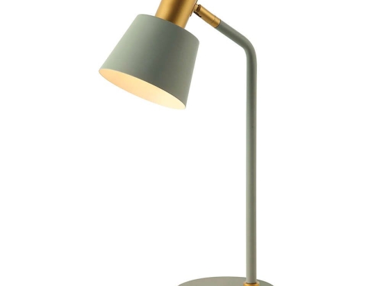 Φωτιστικό Επιτραπέζιο 20220 1xE14 Max 25W Grey Matt - Gold Matt Μέταλλο,Αλουμίνιο
