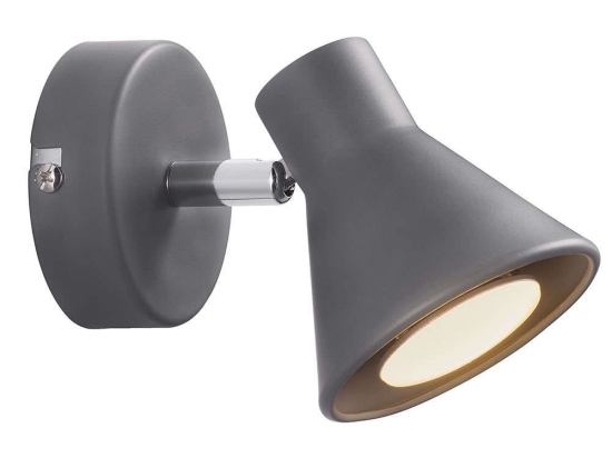 Φωτιστικό Τοίχου Eik 45761010 15x11cm 1xGU10 35W Grey Nordlux Μέταλλο