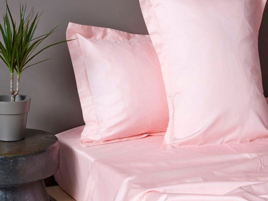 Σεντόνι Luxe Sateen Pink Palamaiki Υπέρδιπλo 245x270cm 100% Βαμβακοσατέν