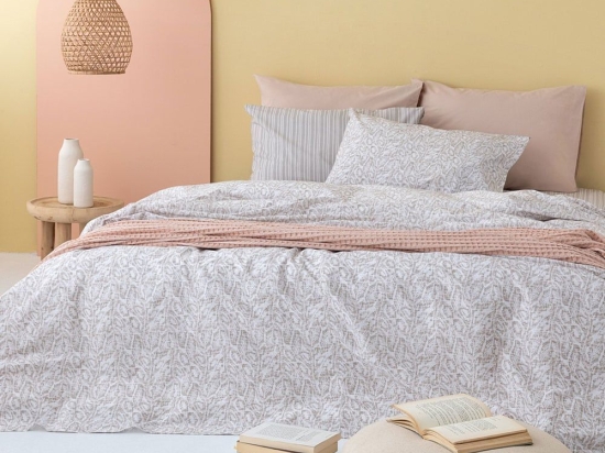 Σεντόνια FL6200 (Σετ 3τμχ) Beige Palamaiki Ημίδιπλο 170x260cm 100% Βαμβάκι