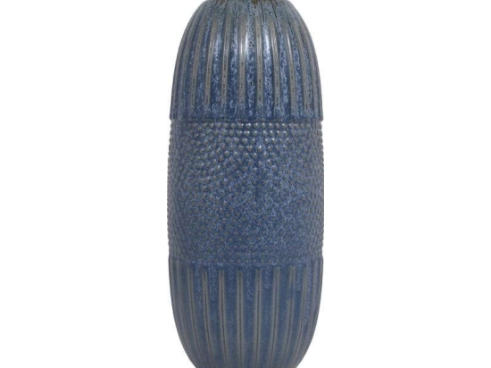 Βάζο Διακοσμητικό 38cm Blue 1-0033-00-035 Etiquette Κεραμικό