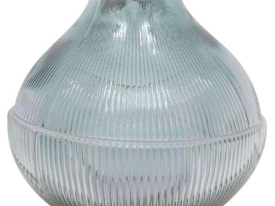Διακοσμητικό Βάζο 373-122-842 10x10x26cm Veraman Γυαλί