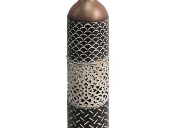 Διακοσμητικό Βάζο 161-222-188 13x13x61cm Multi Μέταλλο