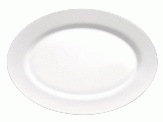 Ραβιέρα Οβάλ Toledo BR03116622 22cm Από Γυαλί Οπαλίνης White Bormioli Rocco Πορσελάνη