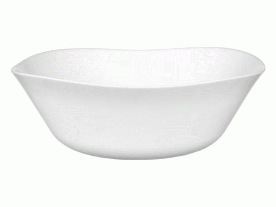 Σαλατιέρα Parma BR01716534 24x24 Από Γυαλί Οπαλίνης White Bormioli Rocco Small Γυαλί