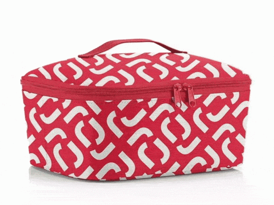 Τσάντα Χειρός Ισοθερμική Signature LF3070 28x12x22,5cm 4,5Lt Red-White Reisenthel Πολυέστερ