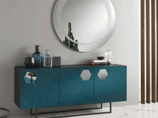 Μπουφές Glen 180x50x80cm Petrol-Anthracite Capodarte