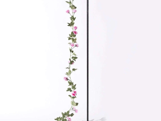 Τεχνητή Γιρλάντα Τριαντάφυλλο 6851-7 210cm Somon Supergreens Πολυαιθυλένιο