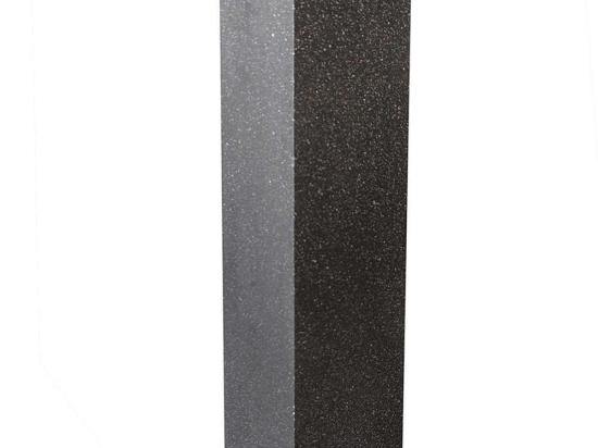 Ανθοστήλη Πήλινη Terazzo B-6150-8 28x28x100cm Black Supergreens Πηλός