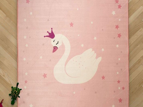 Χαλί Swan 283 Pink DimCol 135X200cm