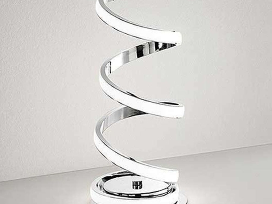 Φωτιστικό Επιτραπέζιο 6393 CL LC 23W Led 3000K Φ15cm 34cm Chrome Perenz Μέταλλο