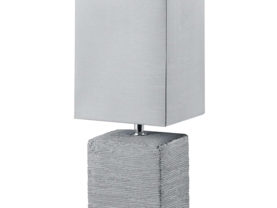 Επιτραπέζιο Φωτιστικό Ping R50131087 Grey RL Lighting Κεραμικό,Ύφασμα