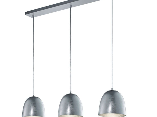 Φωτιστικό Οροφής - Ράγα Ontario 305200389 Silver Trio Lighting Γυαλί