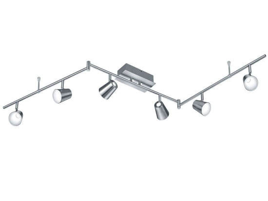 Φωτιστικό Οροφής - Σποτ Narcos 873110607 Nickel Trio Lighting Μέταλλο