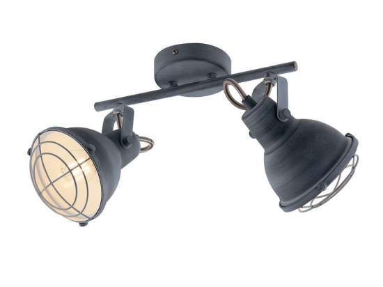 Φωτιστικό Οροφής - Σποτ I-Cuba-AP2 Grey Luce Ambiente Design Μέταλλο