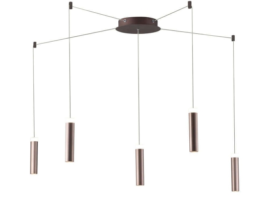 Φωτιστικό Οροφής Led-Candle-PL5 4000K 1900lm Bronze Luce Ambiente Design Αλουμίνιο
