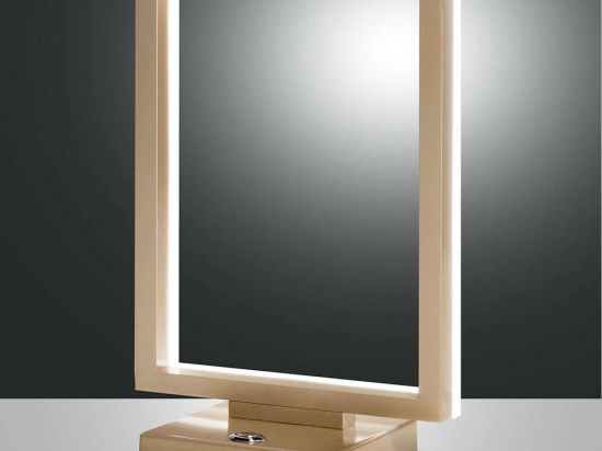 Φωτιστικό Επιτραπέζιο Led Bard 3394-30-225 Gold Matt Fabas Luce Μέταλλο, Μεθακρυλικό
