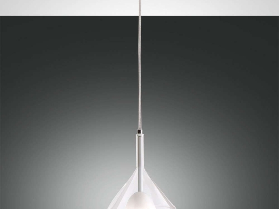 Φωτιστικό Οροφής Lila 3481-40-241 Transparent Fabas Luce Μέταλλο,Γυαλί
