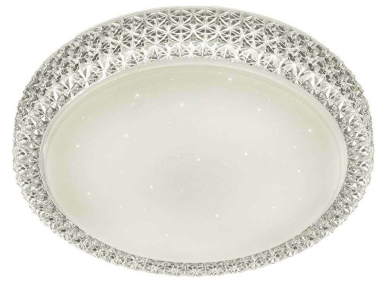 Φωτιστικό Οροφής - Πλαφονιέρα Pegasus R62422100 21W Led Φ39cm 8cm Starlight Effect White RL Lighting Acrylic