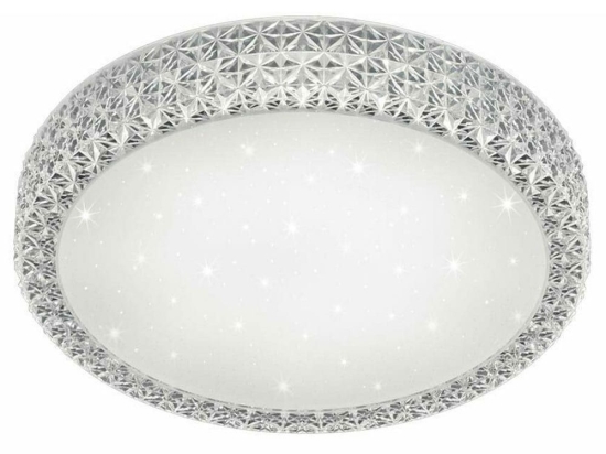 Φωτιστικό Οροφής - Πλαφονιέρα Pegasus R62423100 27W Led Φ60cm 11cm Starlight Effect White RL Lightin Acrylic