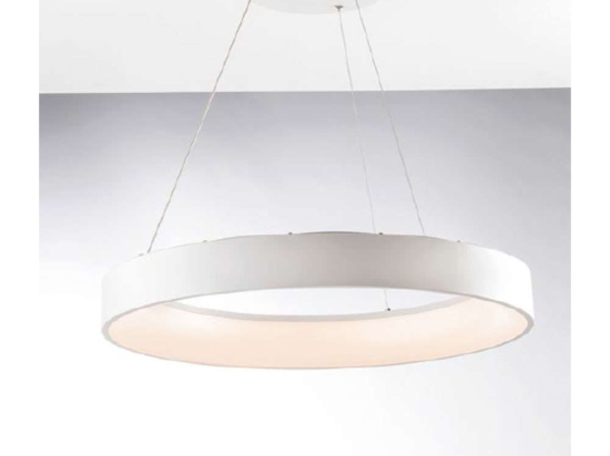 Φωτιστικό Οροφής Noah LED-NOAH-S60-BCO 60W Led Φ60cm 150cm White Luce Ambiente Design Αλουμίνιο