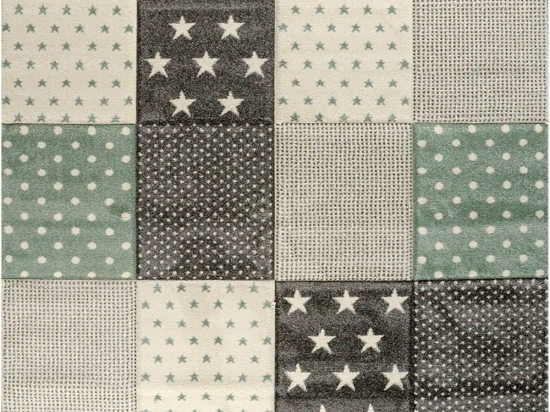 Χαλί Diamond 22725-954 Grey-Mint Merinos 133X190cm