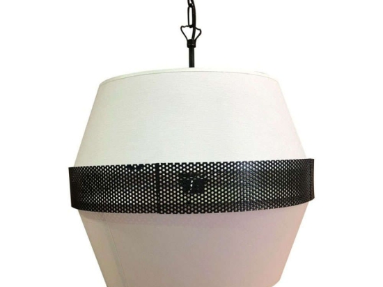 Φωτιστικό Οροφής TOP-9046-1 1xΕ27 40W Φ41cm 80cm White-Grey Aidonitsa