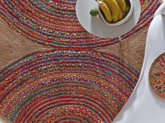 Χαλί Yute 229 Multi Kentia 120X120cm Round